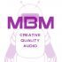 Human person in magenta with inscription MBM, creative quality audio, small version MARCUS AV SP - Ethereal Guitars